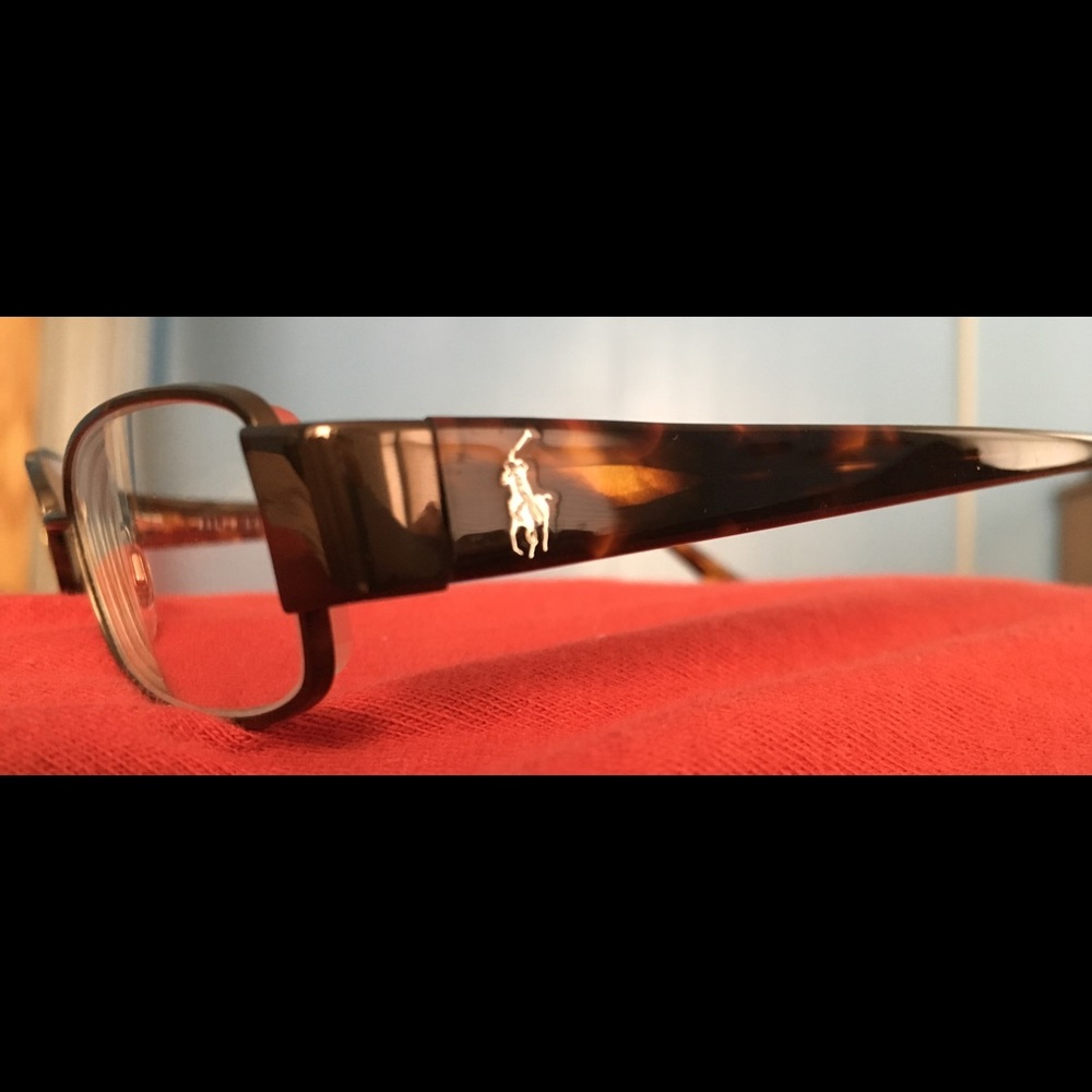 Ralph Lauren Rx frames with Rx transition lenses.